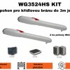 KIT-HI-SPEED rychlý pohon pro křídlovou bránu do 3m jednoho křídla